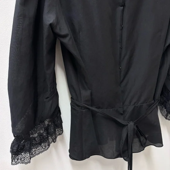 Marc Jacobs Sasha Black Lace The Victorian Blouse